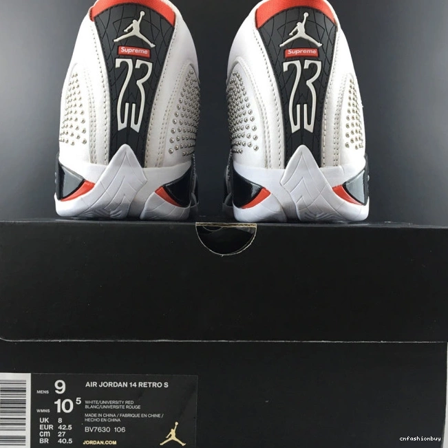 Retro BV7630-106 Jordan 14 White Air 1124